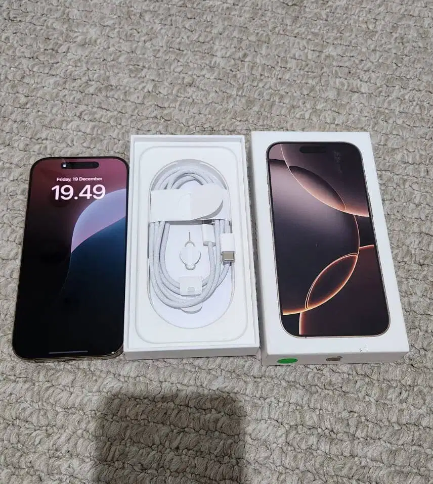 FOR SALE IPHONE 16 PRO 128 DESSERT TITANIUM IBOX