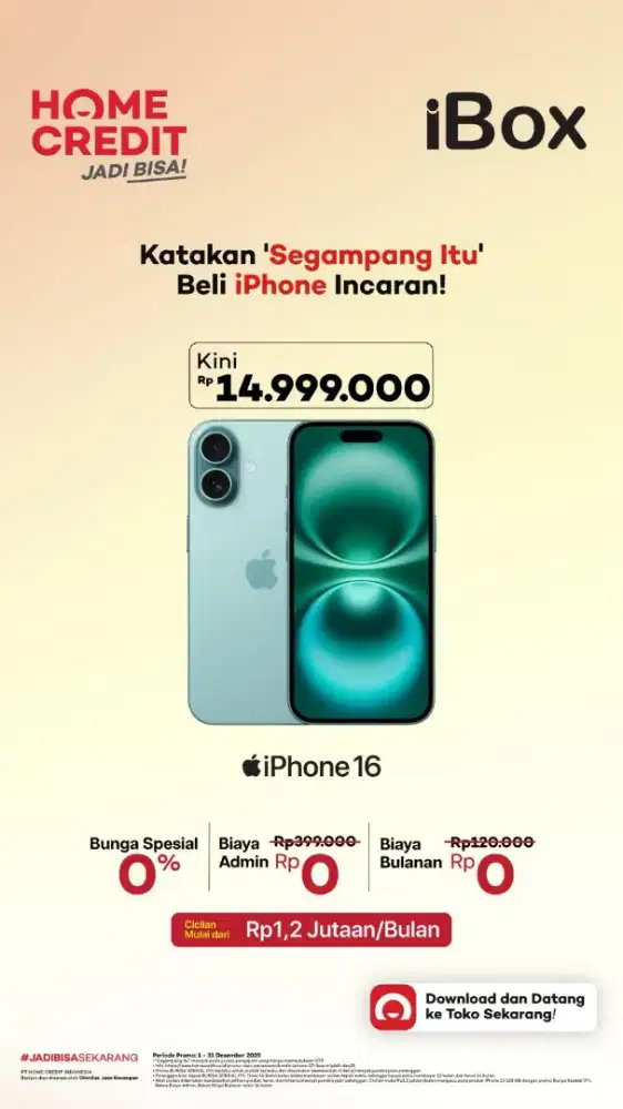 IPHONE 17 DI HOME CREDIT