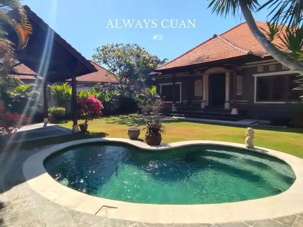 Villa lengkap dengan perabotan siap huni area sanur