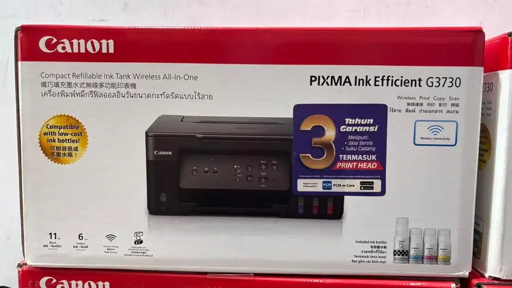 JUAL PRINTER MEGATANK INFUS G3730 PRINT SCAN COPY WIFI