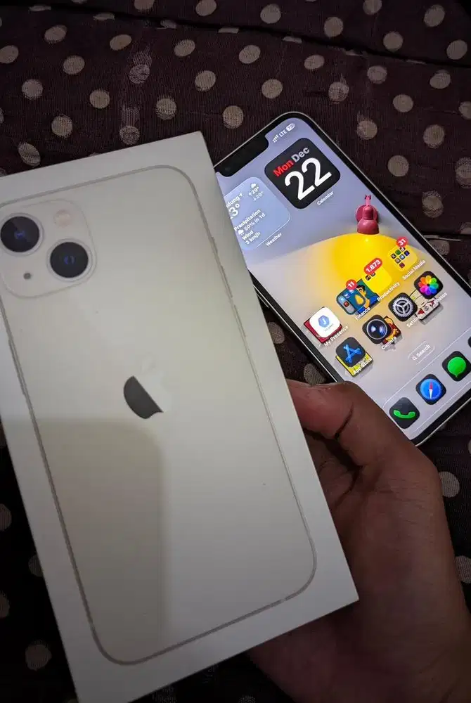 Iphone 13 128 GB Starlight Ibox Like New