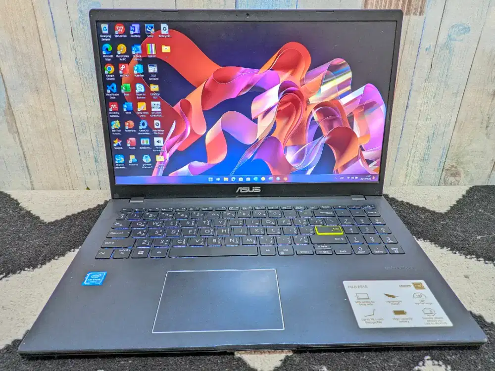 Asus Vibobook E510MA Prosesor Intel Celeron N4020 RAM 4GB SSD 128GB