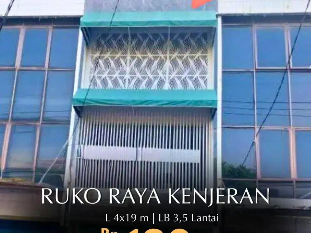 Disewakan Ruko 3,5Lt Strategis Raya Kenjeran Surabaya