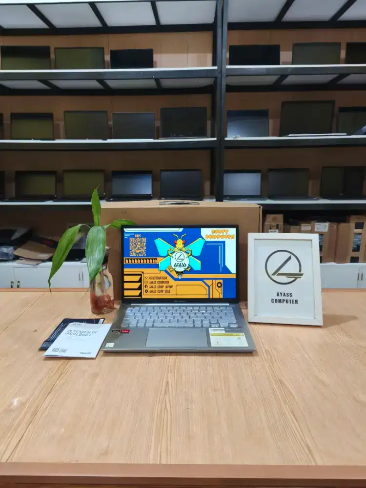 Laptop Asus vivobook Ryzen 5-7430 16GB/512HB NVMe garansi on 01-2027