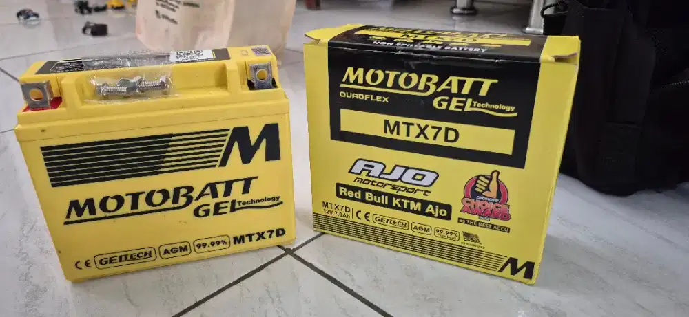 BATTERY AKI MOTOBATT MTX7D HONDA TIGER