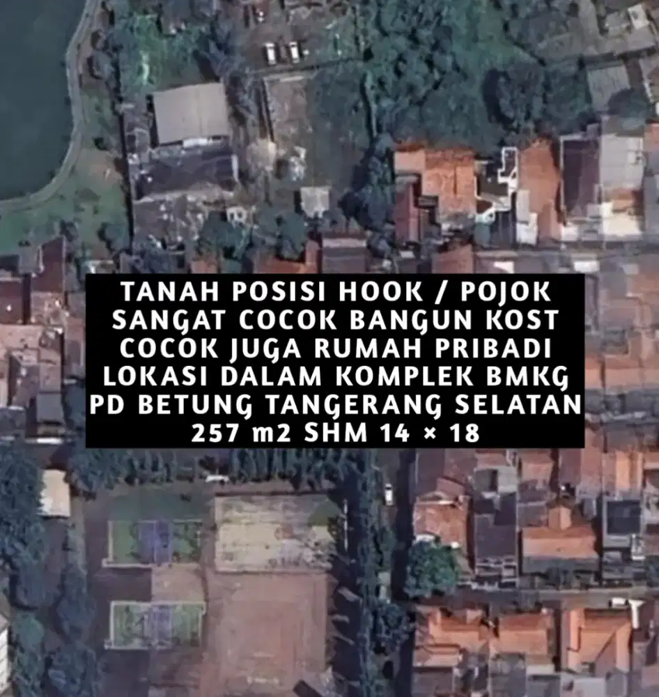 TANAH POSISI HOOK DI KOMPLEK BMKG PONDOK BETUNG TANGERANG SELATAN