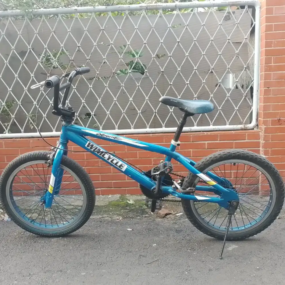 Sepeda BMX Wimcycle Wim Cycle Cicle Warna Biru Anak Remaja Dewasa