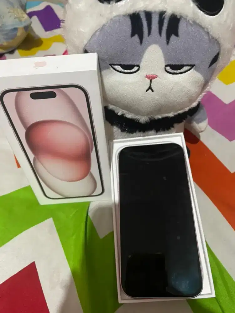 Iphone 15 128gb ex ibox Pink fullset CC 0 BH 100%