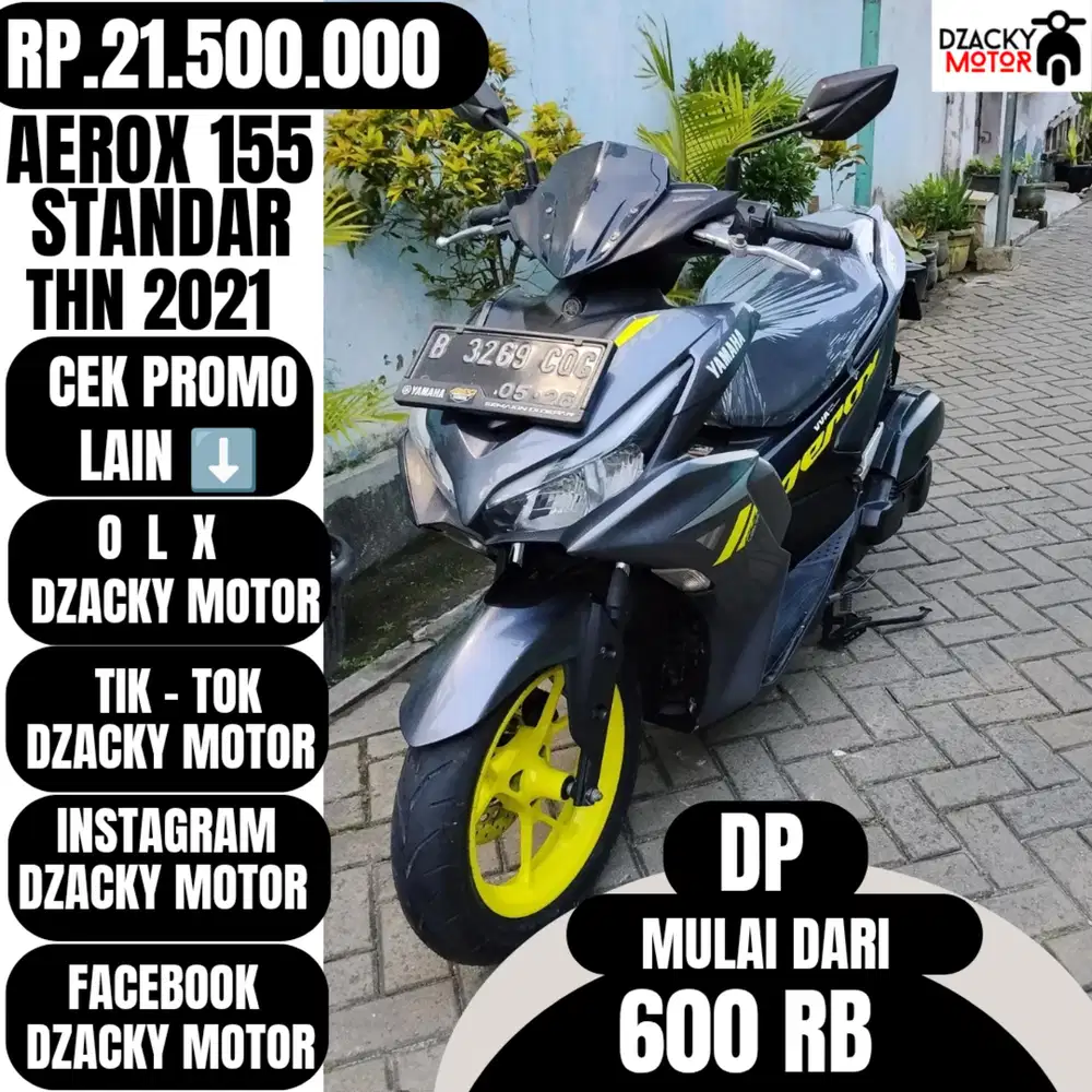 AEROX 155 STD THN 2021 SECOND LIKE NEW