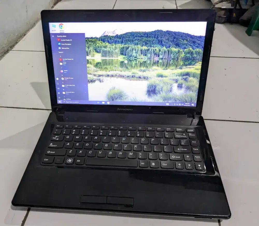 Laptop Lenovo G480 Core I3 Ram 4 Dual VGA Game PB Dan PES Lancar