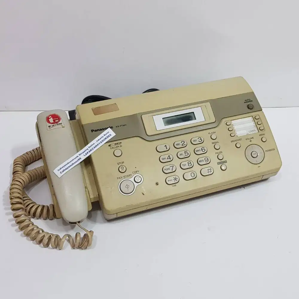 Mesin Fax Panasonic KX FT931 Telpon Faximile Second Kondisi Hidup