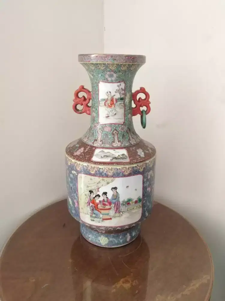 Vas Keramik Oriental Jumbo  – Handle Unik