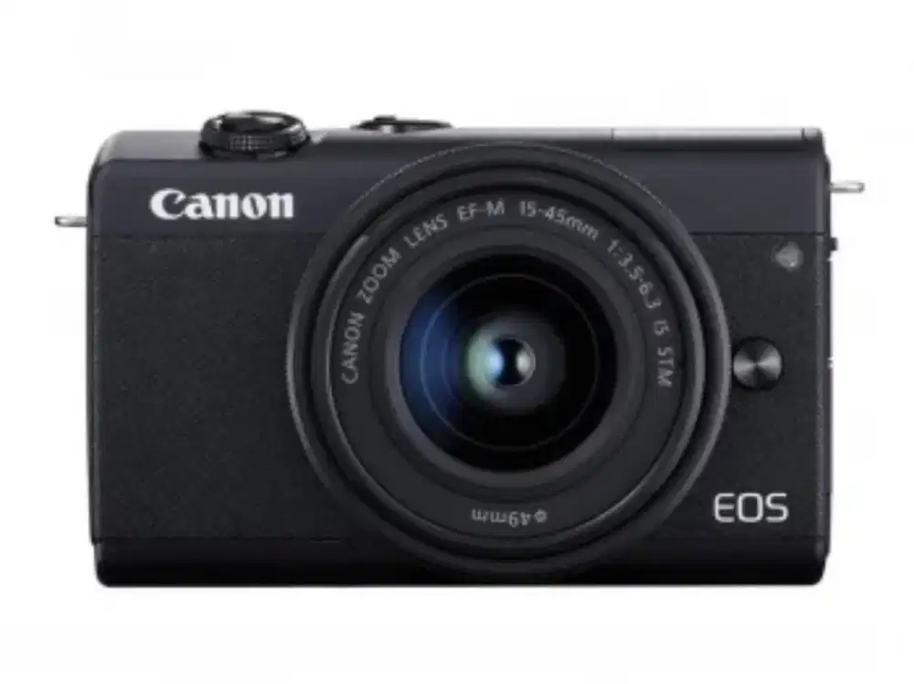 CANON MIRRORLESS 3X OPTICAL ZOOM BLACK - EOSM200 EF15-45/BL