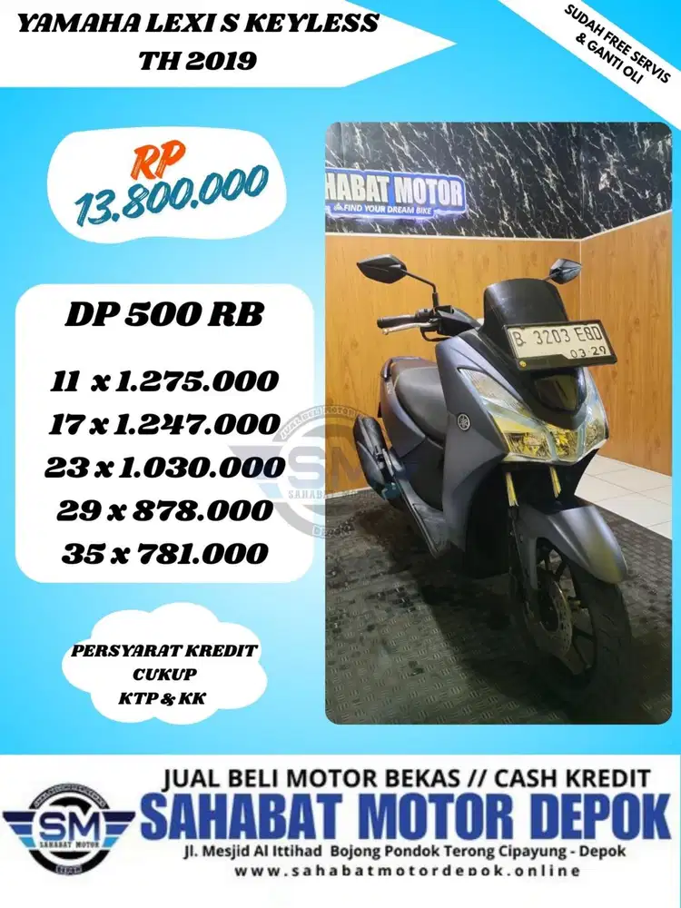 LEXI S KEYLESS TH 2019 CASH ATAU KREDIT BISA BERGARANSI