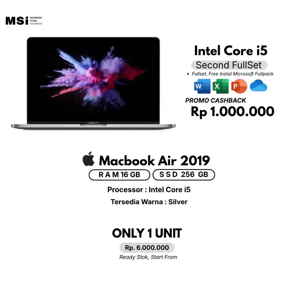 MACBOOK AIR 2019 RAM 16/256GB
