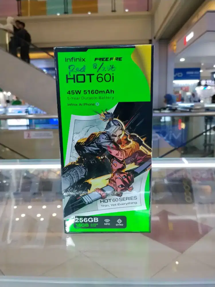 Infinix hot 60i Ram 8/256 spek gaming