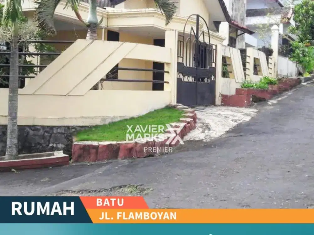 Rumah View Bagus Lingkungan Tenang di Jl Flamboyan Kota Batu