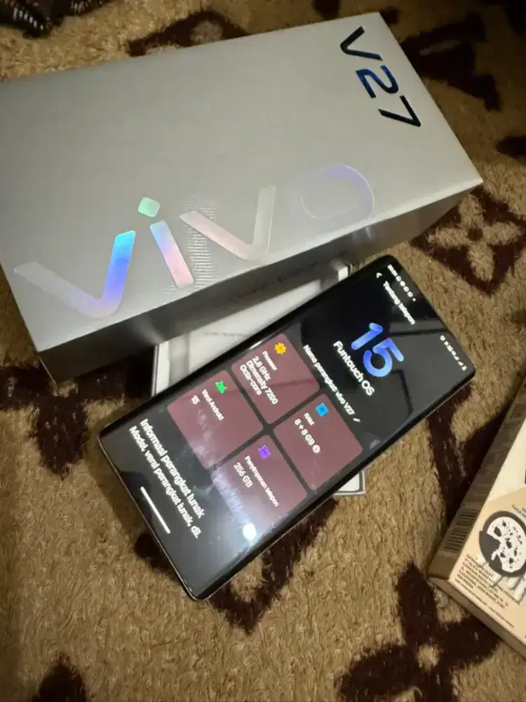 Hp Vivo V27 5G pemakaian pribadi