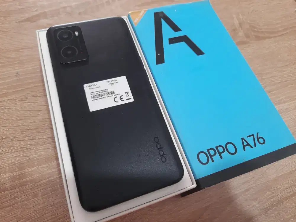 Oppo A76-POTONGAN 150RB.RAM 6GB/128GB.GOLDEN PONSEL