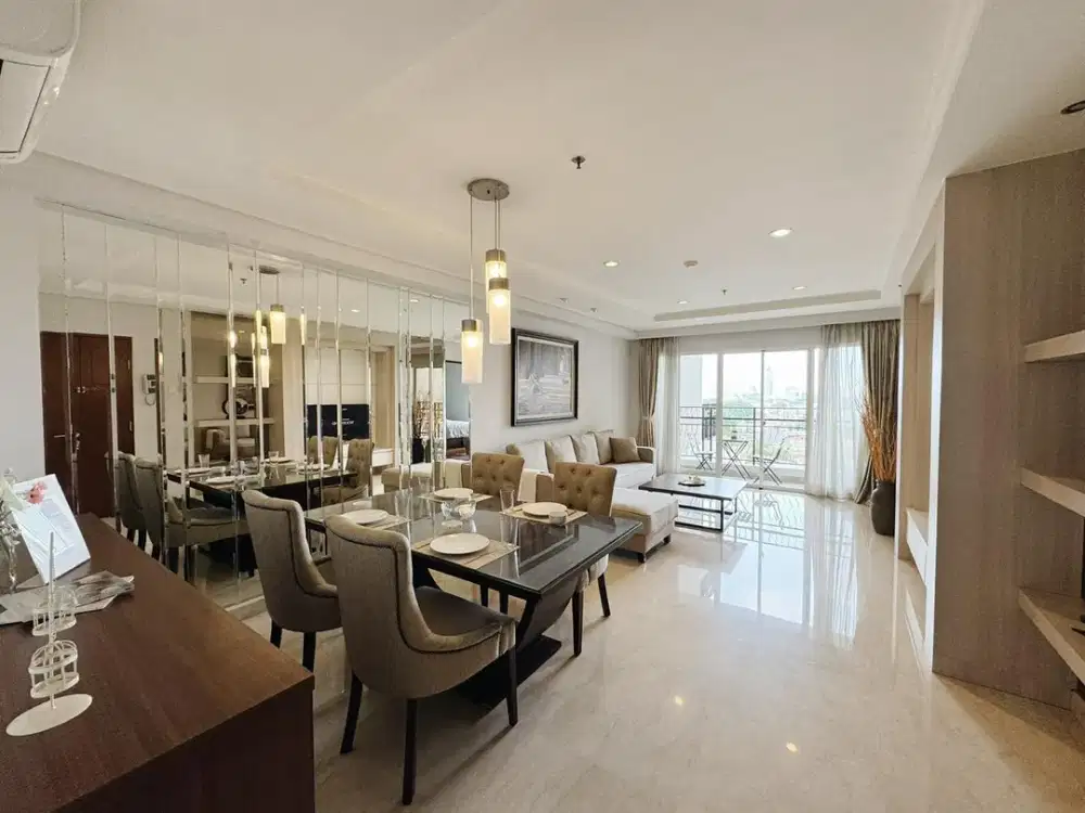 Disewakan Apartemen Permata Hijau Residence 3 Bedrooms Full Furnish