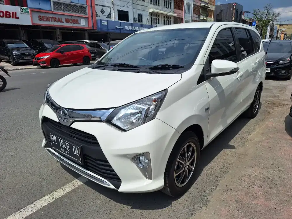 ODO 50RIBUAN CALYA G AT AUTOMATIC 2017 PUTIH