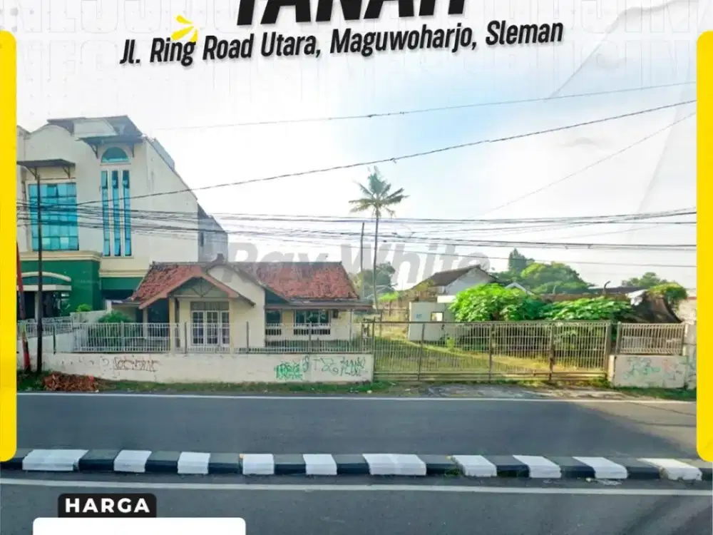 Dijual Tanah Luas Bonus Bangunan Di Maguwoharjo Sleman Jogja