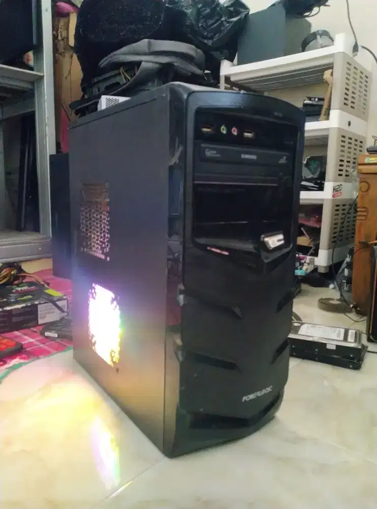 Cpu Core i5 Ram 8gb 500gb mulus fan RGB ngebut buat pribadi olshop oke