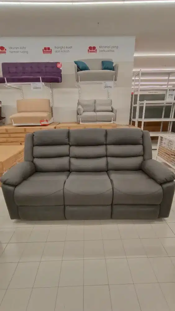 PROMO ANGKAT DISPLAY SOFA RECLINER 3 SEATER