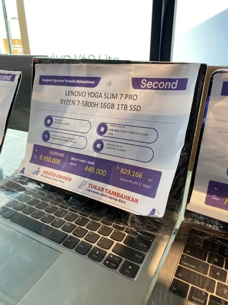 Laptop lenovo Yoga slim 7 pro