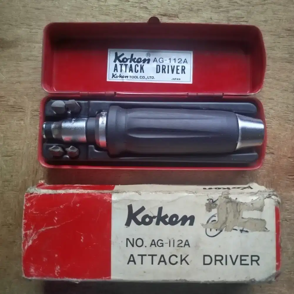 Set Obeng Kejut Koken AG-112A (Koken AG-112A Attack Driver)