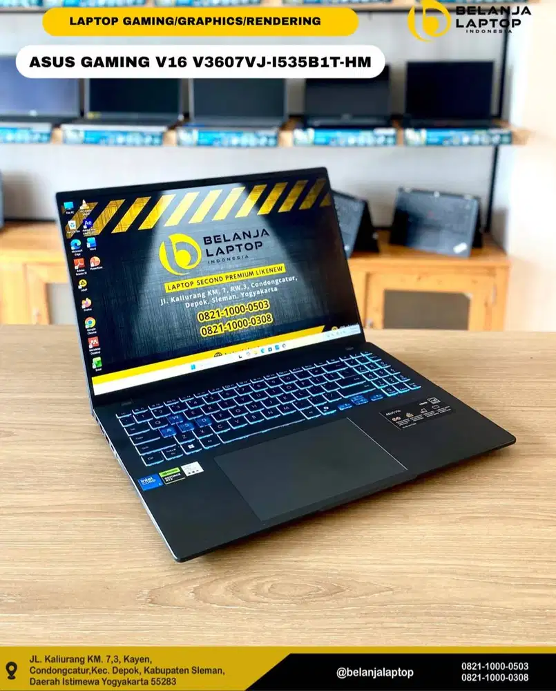 Asus Gaming V16 V3607VJ-I535B1T-HM /Intel Core 5 210H/16GB/ 512GB/RTX