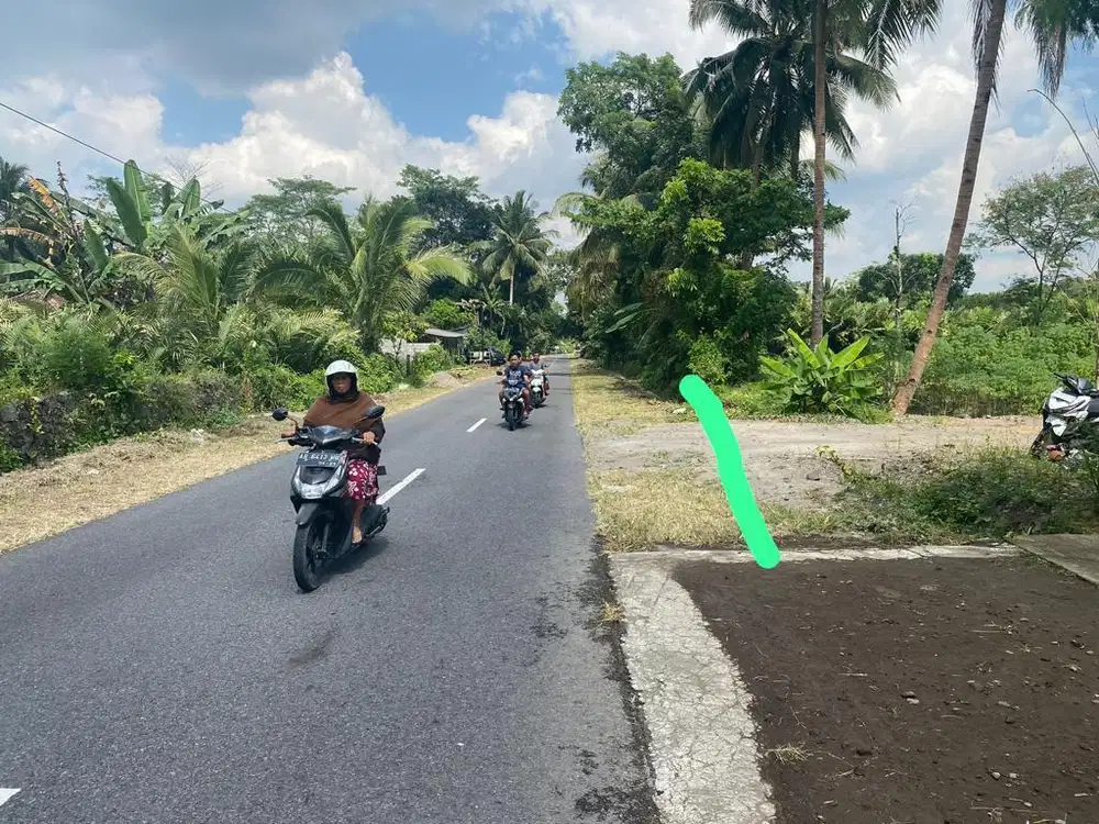 DIJUAL RUGI BU TANAH LUAS 910 DI SEBELAH MIE AYAM SELOBONGGO TURI