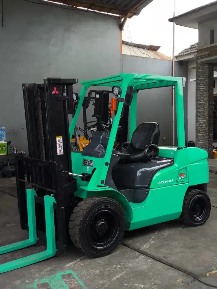 Forklift Mitsubishi 3 Ton,Manual,Tiang 3 Meter,Mesin S4S,Tahun 2018