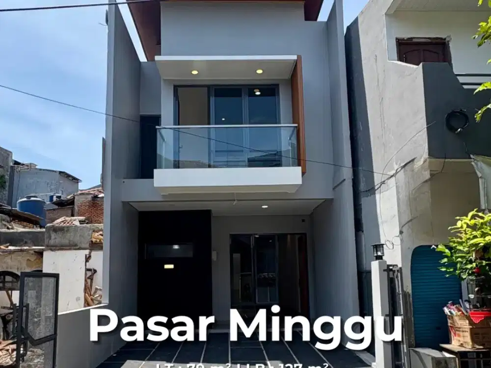 Rumah Brand New Siap Huni Area Pasar Minggu Jakarta Selatan
