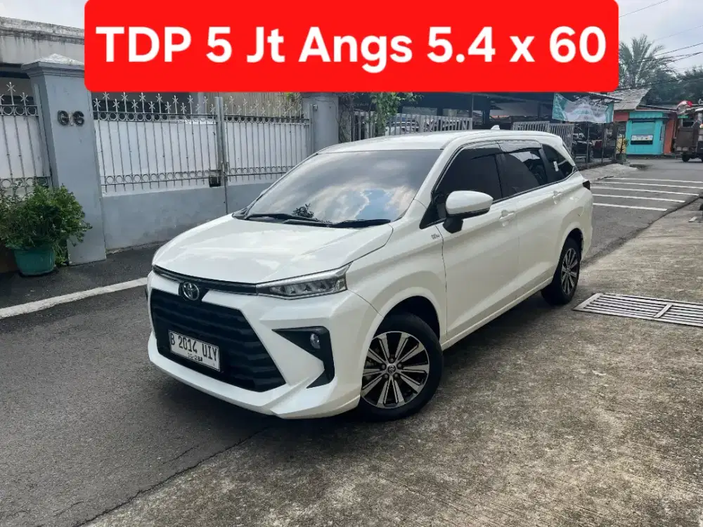 TDP 5 Jt Angs Termurah All New Avanza G 2023 Matic Putih Low Km
