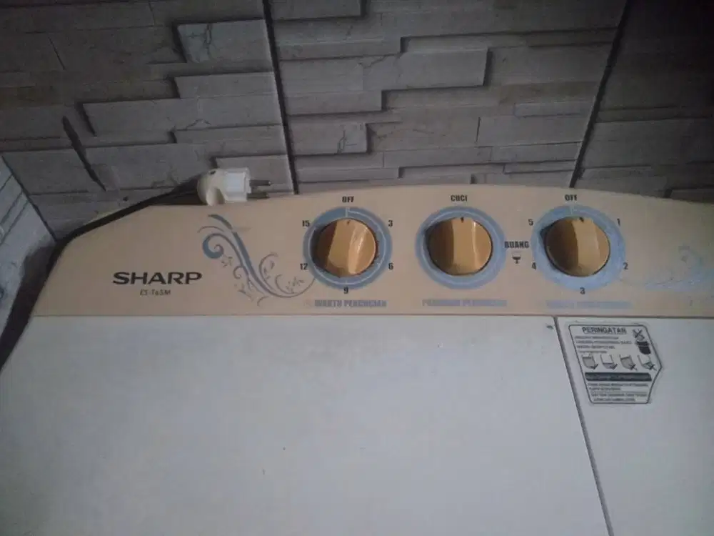 Mesin cuci Sharp 2 tabung