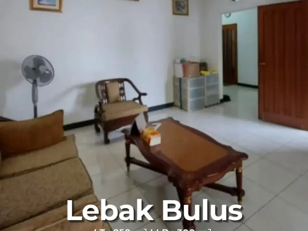 Rumah Asri Siap Huni Dekat Stasiun MRT Lebak Bulus Jakarta Selatan