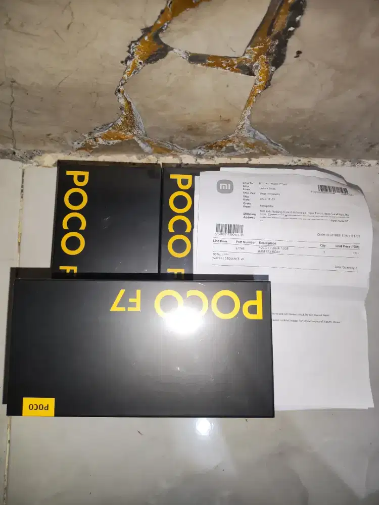 POCO F7 RAM 12/512 GB WARNA PUTIH SEGEL