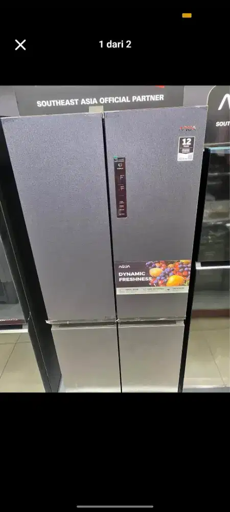 Kulkas Quin 4 pintu pakai dulu bayar bulan depan