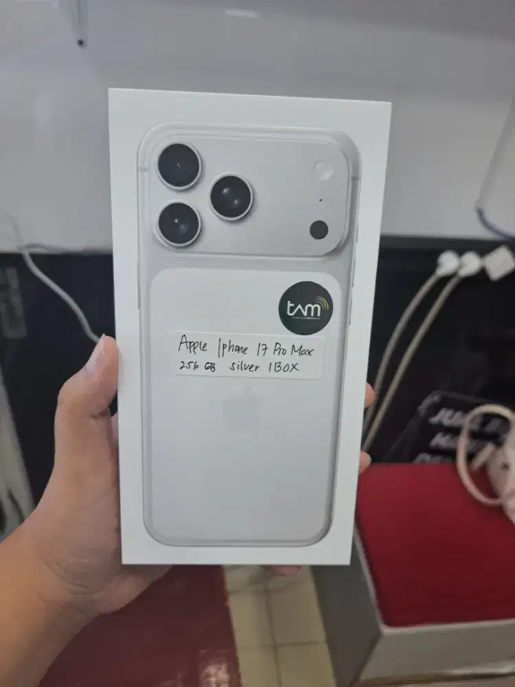 IPhone 17 Pro Max 256GB Silver New BNIB Garansi IBOX