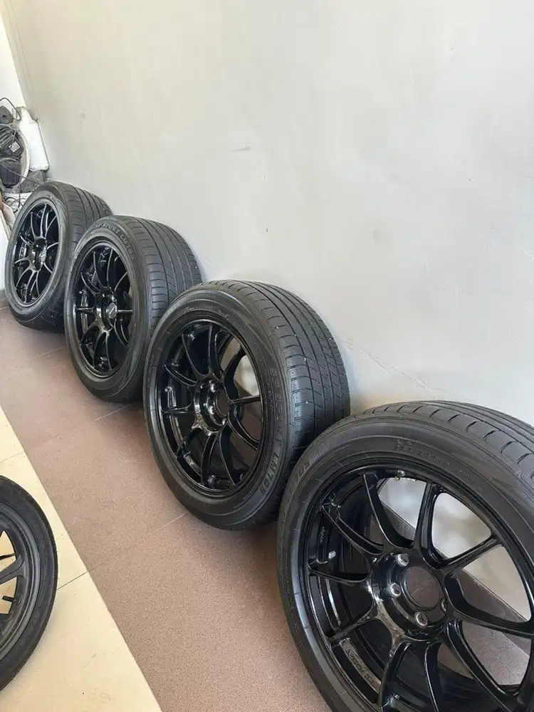 Dijual Velg R18 TC105X Black & Ban Dunlop