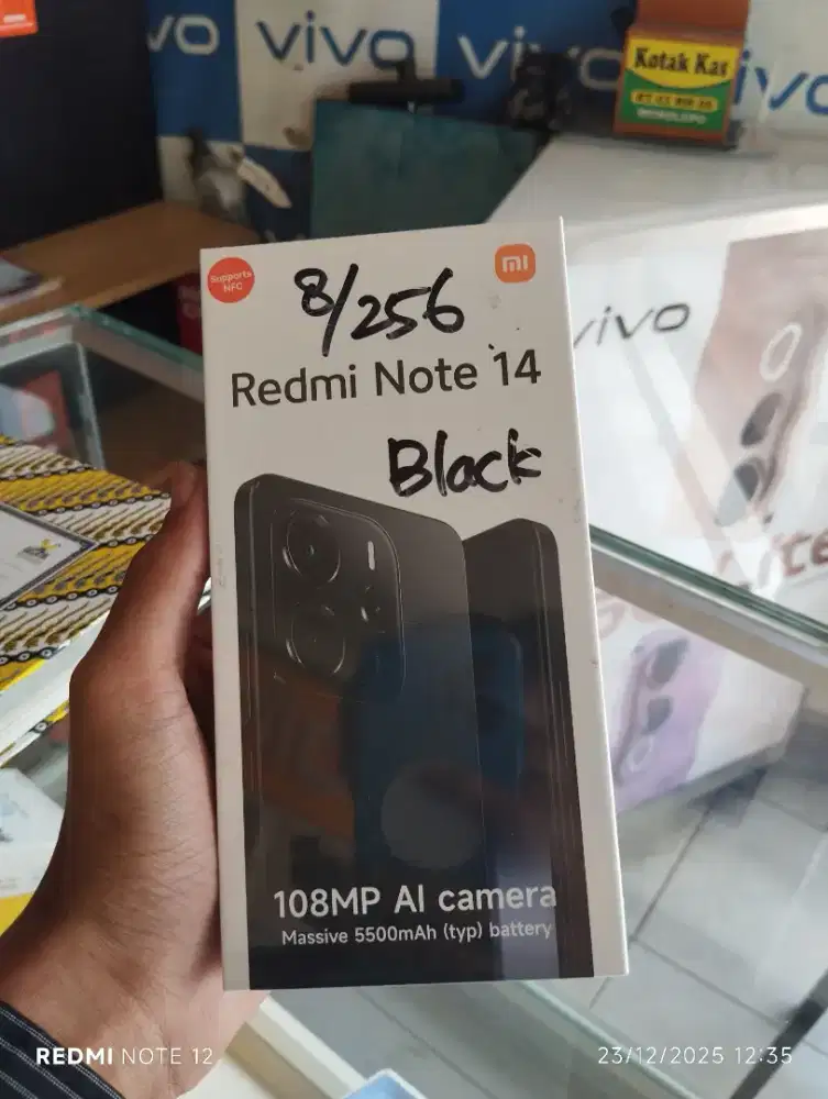 XIAOMI REDMI NOTE 14 8/256 HITAM