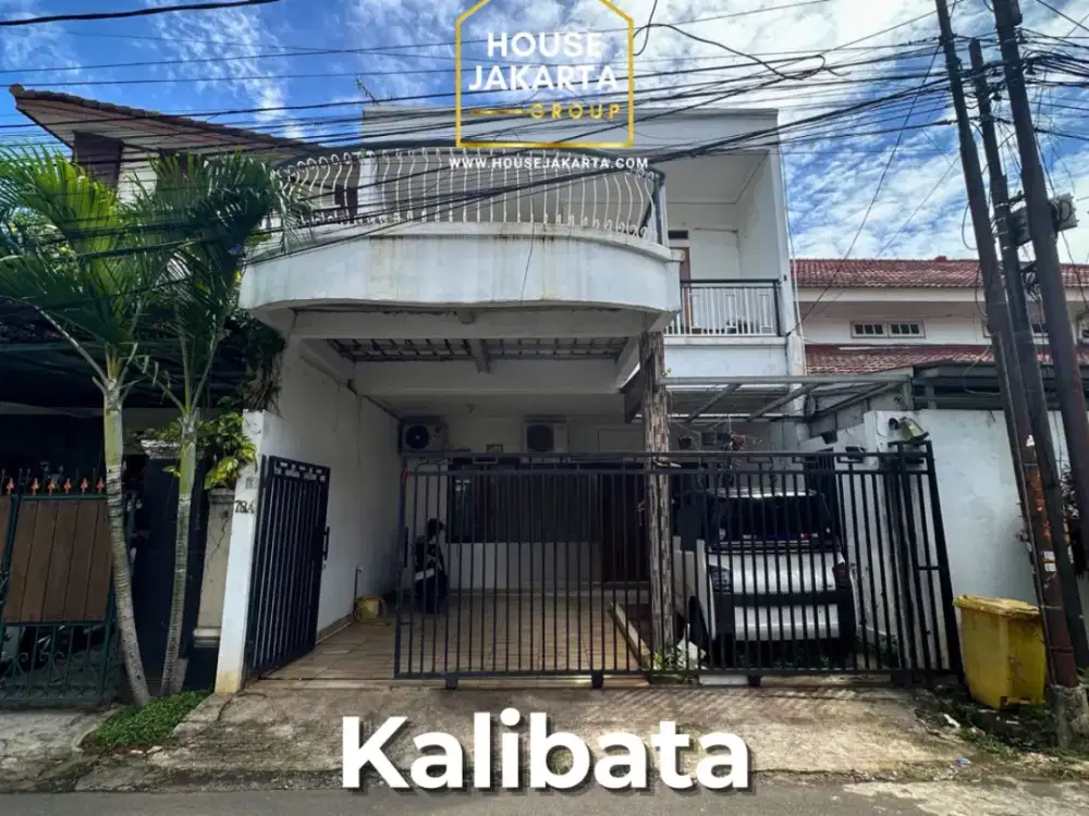 Rumah Butuh Renovasi Lokasi Strategis dan Bebas Banjir area Kalibata Jakarta Selatan