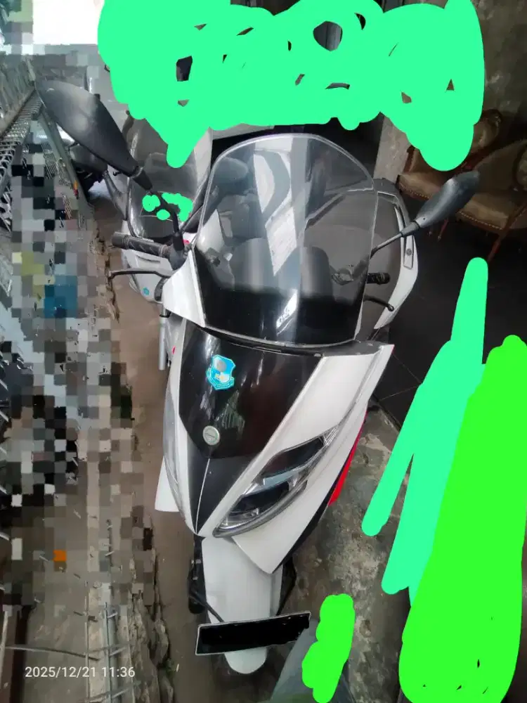 Motor simpanan. Benelli Zafferano tahun 2013. Kilometer 679 KM
