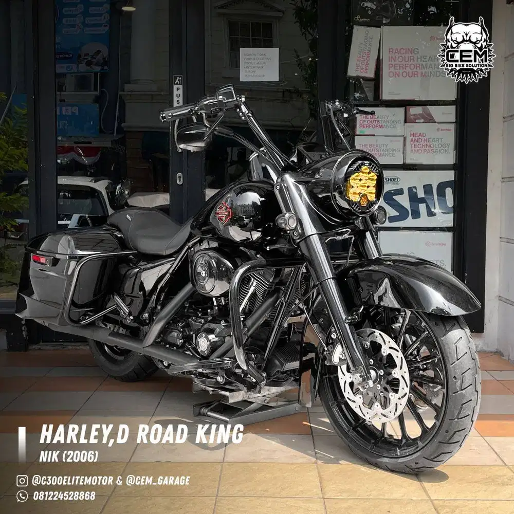 HARLEY DAVIDSON ROADKING NIK 2006 MULUS ACCNYA HEDON GASPOL SPORTSTER