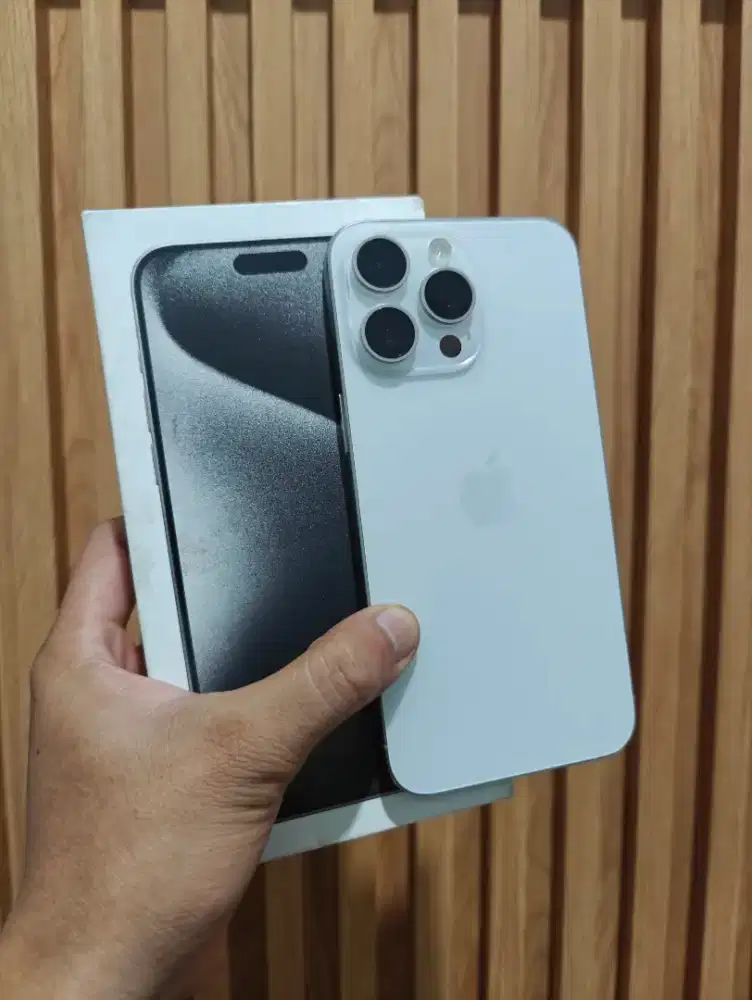 iPhone 15 promax 256gb White titanium iBox