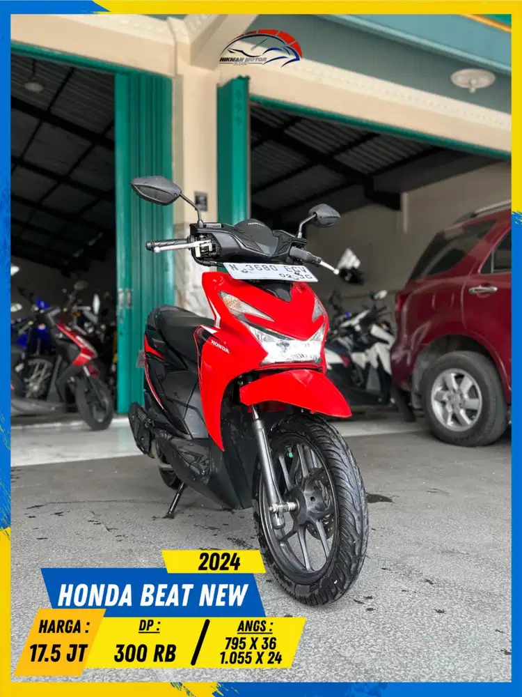 HONDA BEAT NEW 2024 SIAP ANGKUT BOSSKU HIKMAH MOTOR KEPUH MALANG