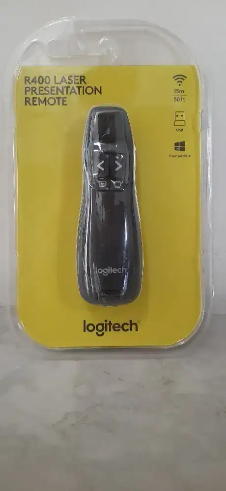 Logitech R400 Presentation Remote /Pointer Presentasi
