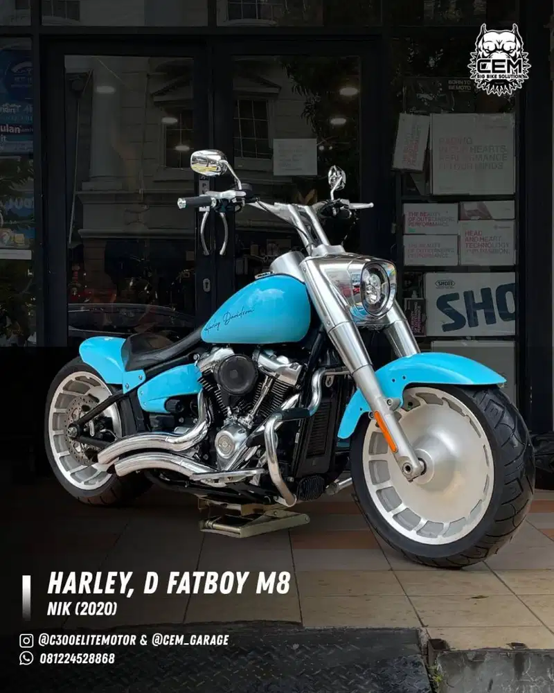 HARLEY DAVIDSON FATBOY M8 NIK 2020 SUPER MULUS HEDON GAS RIDING