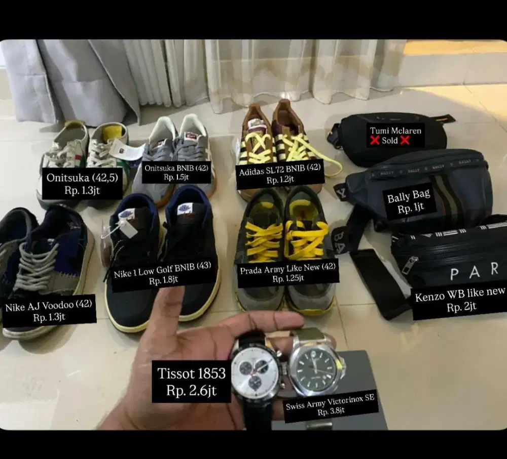 Original brand  baru dan bekas